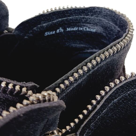 Dolce Vita SZ 8.5 Sofiya Booties Anthracite Suede Flawless - Picture 5 of 8